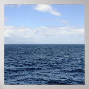 poster vid havs- och himlar-horisonten