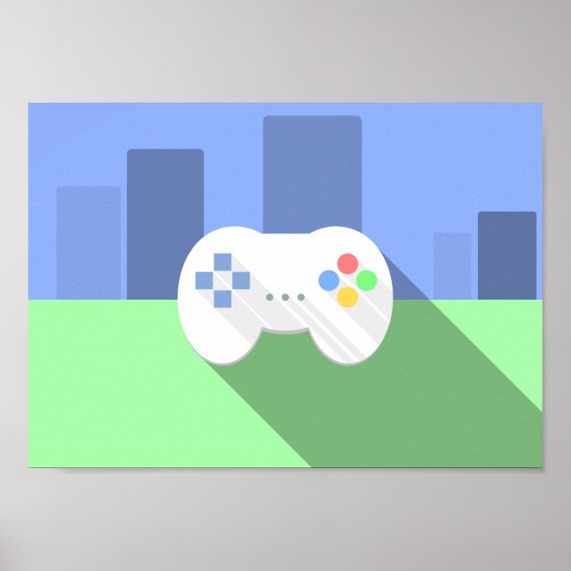 Poster videospelskontroll (Framsidan)