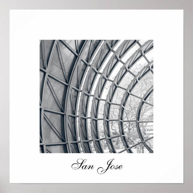 Poster viereckig, Architekturdetail schwarz weiß (Framsidan)