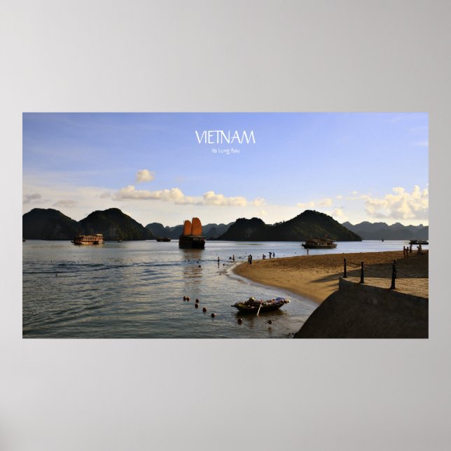 Poster - VIETNAM, Ha Long Bay (Framsidan)