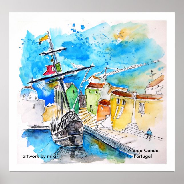 Poster "Vila do Conde 01" (Framsidan)