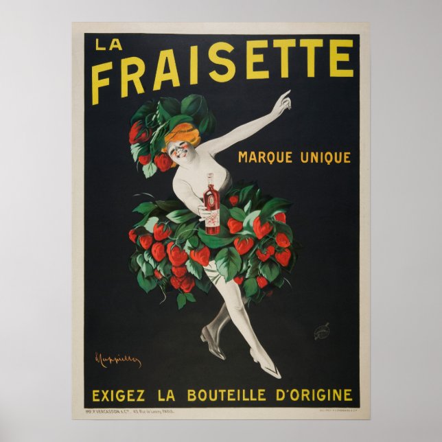 Poster vintage Alcohol Advertisation (Framsidan)