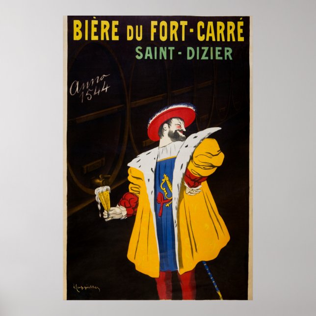 Poster vintage Alcohol Advertisation (Framsidan)