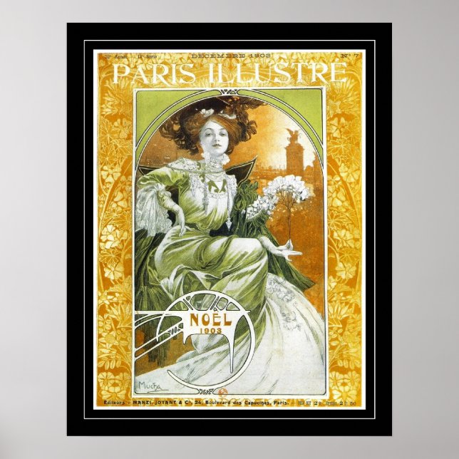 Poster Vintage Art Alphonse Mucha (Framsidan)