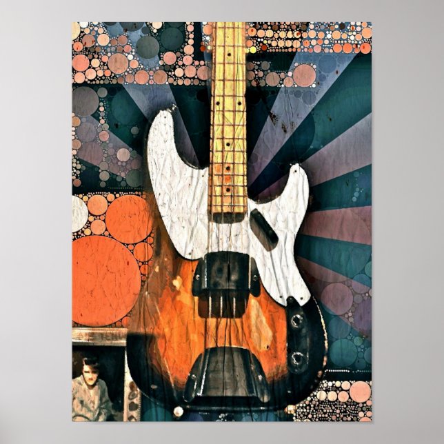 Poster vintage Bass (Framsidan)