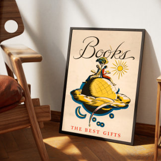  Poster Vintage Books