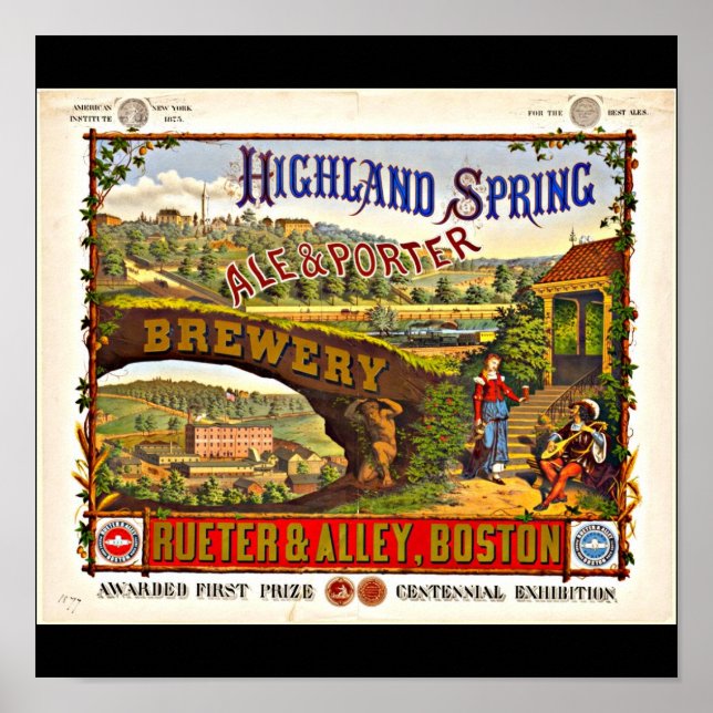 Poster-Vintage Boston Artwork-31 Poster (Framsidan)