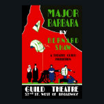 POSTER VINTAGE BROADWAY THEATER MAJOR BARBARA<br><div class="desc">KOLORFULLA POP-ART POSTER.. VINTAGE BROADWAY PLAY.. MAJOR BARBARA... Njut av livet och tack för att du stannar här!</div>