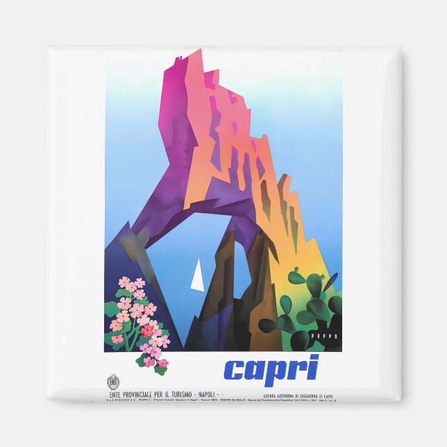poster vintage capri magnet (Framsidan)