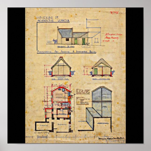 Poster-Vintage-Charles Rennie Mackintosh 15 Poster (Framsidan)