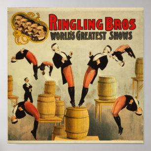 Poster vintage Circus Sideshow