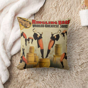Poster vintage Circus Sideshow Kudde