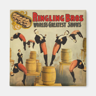 Poster vintage Circus Sideshow Magnet