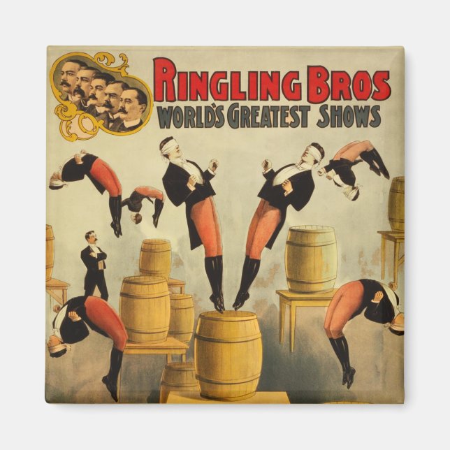 Poster vintage Circus Sideshow Magnet (Framsidan)