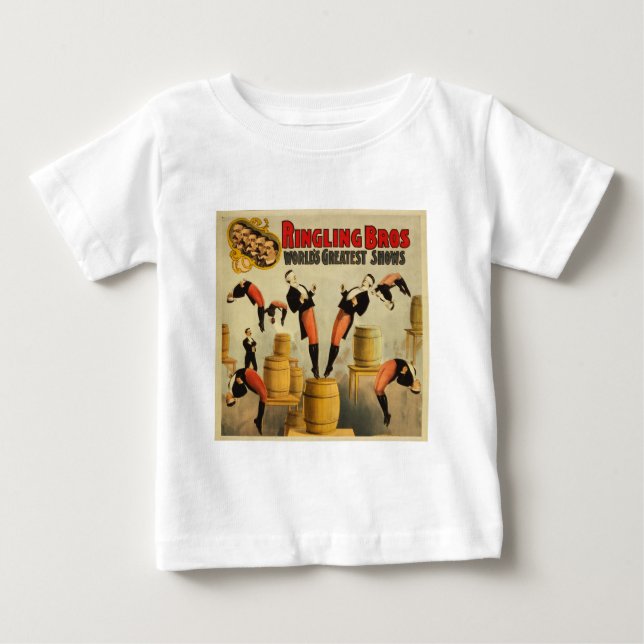 Poster vintage Circus Sideshow T-shirt (Framsida)