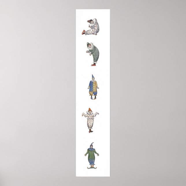 Poster vintage Clowns (Framsidan)