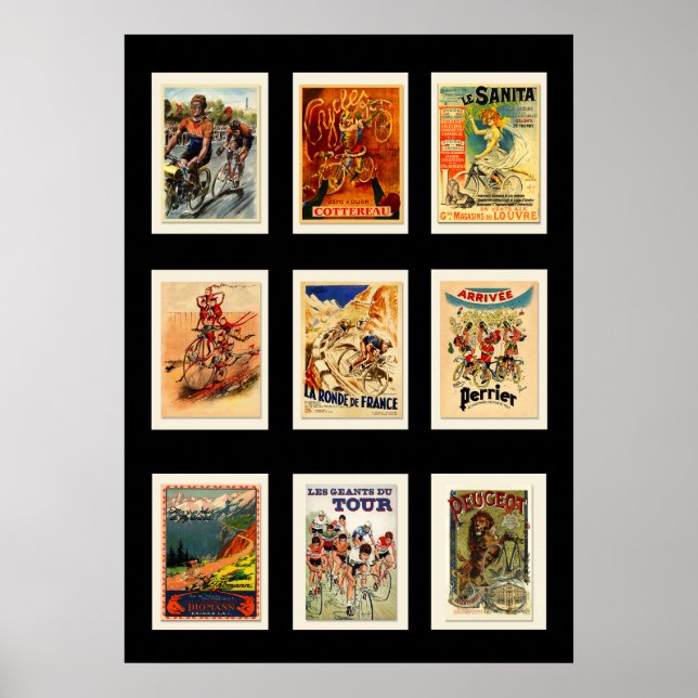Poster Vintage Cycling Postcard Collection 6 (Framsidan)
