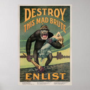 poster vintage Enlistment