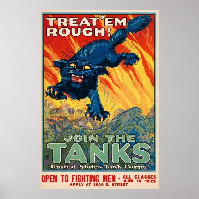 poster vintage Enlistment (Framsidan)