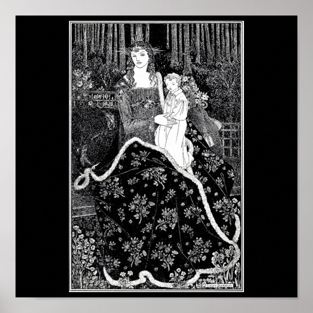 Poster-Vintage Illustration-Aubrey Beardsley 18 Poster (Framsidan)