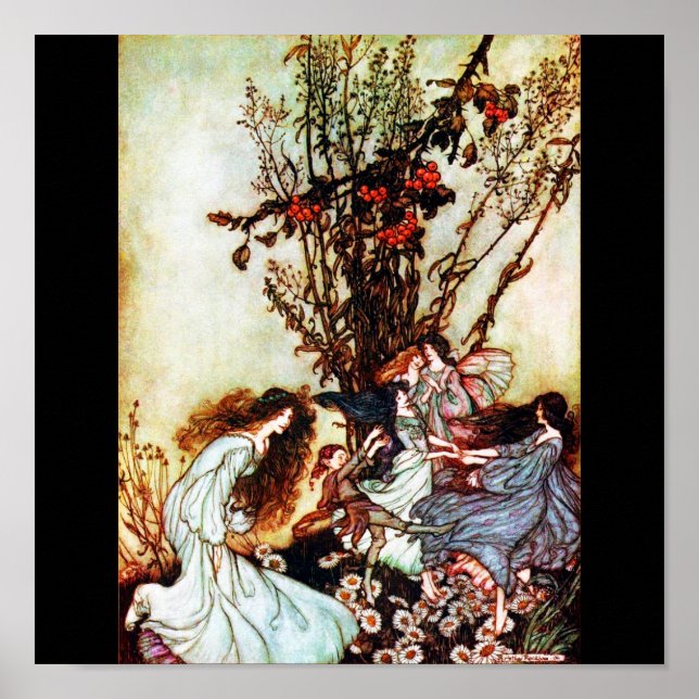 Poster-Vintage Illustration-Rackham 3 Poster (Framsidan)