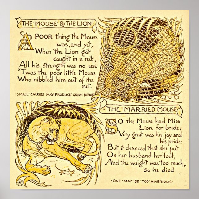 Poster-Vintage Illustration-Walter Crane 67 Poster (Framsidan)