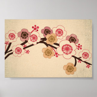 Poster vintage sakuras