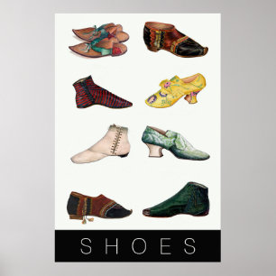 Poster vintage Shoes