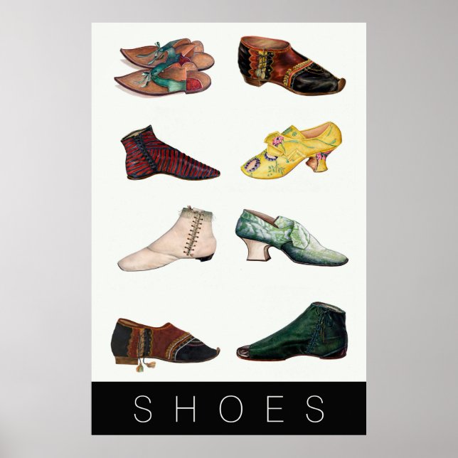 Poster vintage Shoes (Framsidan)