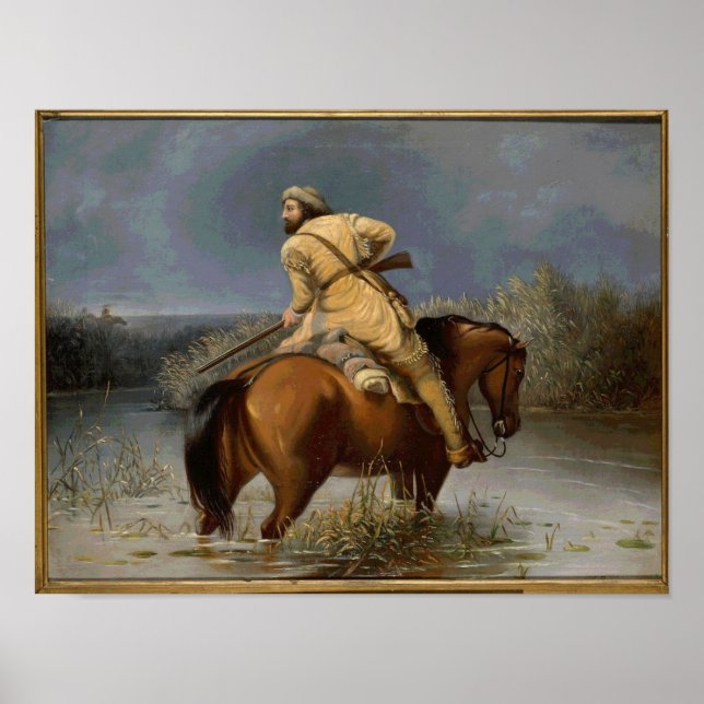 Poster vintage Trapper (Framsidan)