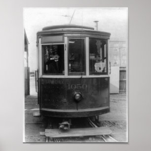 Poster vintage Trolley