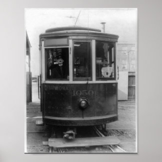 Poster vintage Trolley