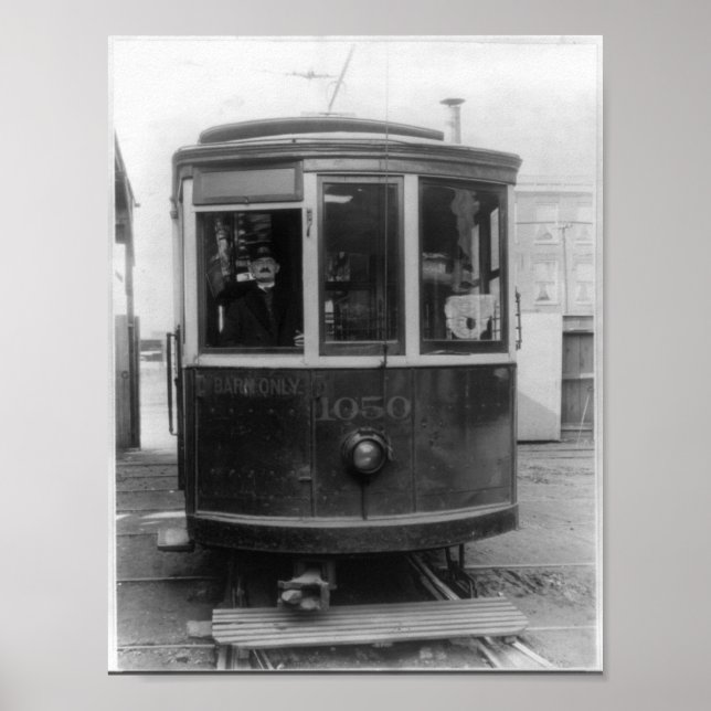 Poster vintage Trolley (Framsidan)