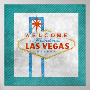 Poster vintage Vegas-signering