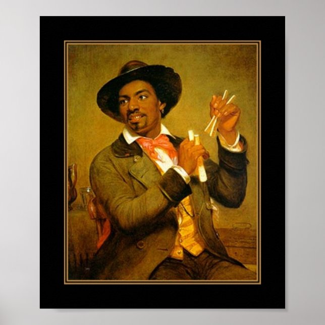 Poster Vintagen Bone Player 2 (Framsidan)