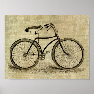 Poster: Vintagens cykel Poster