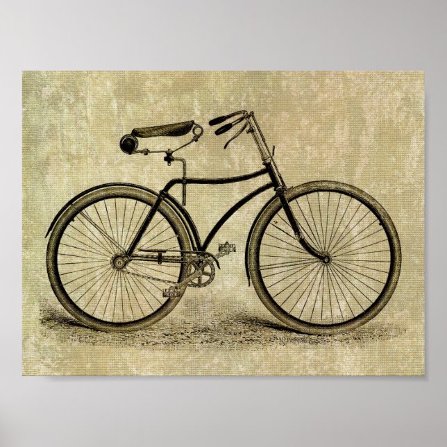 Poster: Vintagens cykel Poster (Framsidan)