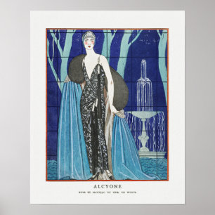 POSTER: VINTFASHION ILLUSTRATION : GEORGE BARBIER POSTER
