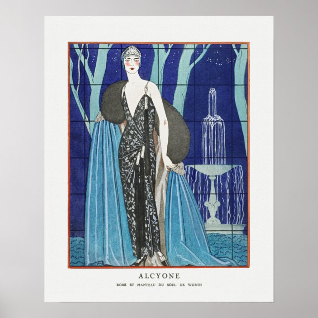 POSTER: VINTFASHION ILLUSTRATION : GEORGE BARBIER POSTER (Framsidan)