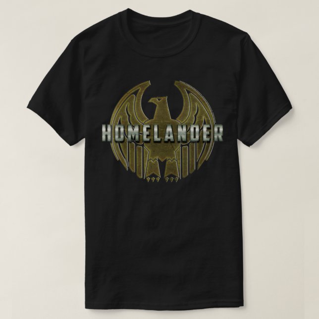 Poster VNeck hos boys Homelander Big Eagle  T Shirt (Design framsida)
