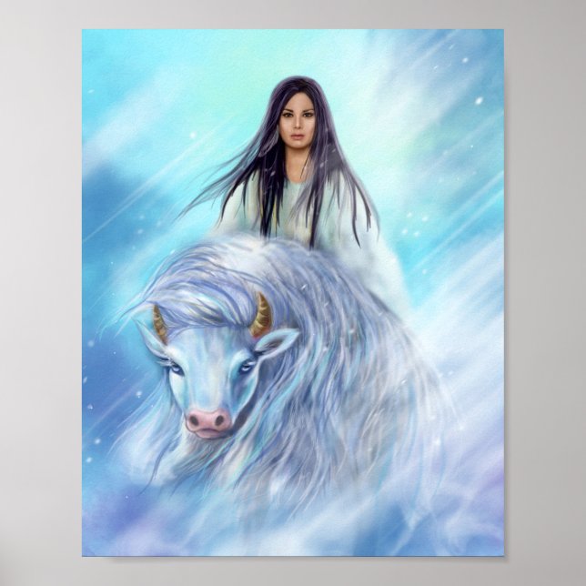 Poster White Buffalo Calf Woman (Framsidan)