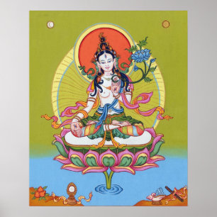 POSTER White Tara - Long Life - från $14,25