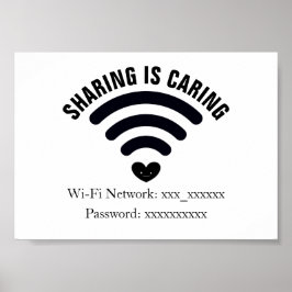 Poster WiFi-lösenord