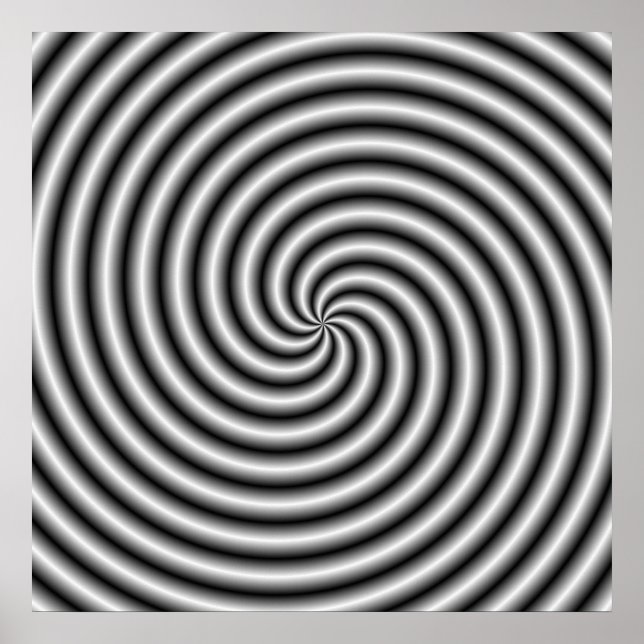 Poster wirl i svartvitt (Framsidan)