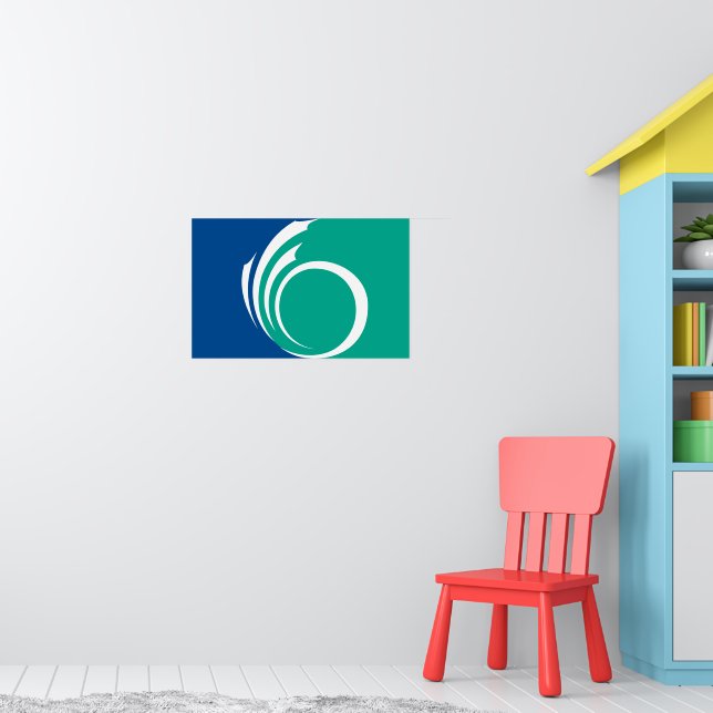 Poster with Flag of Ottawa, Canada (Barnkammare 1)