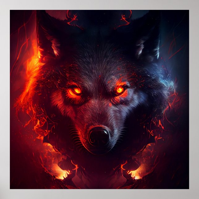 Poster Wolf Fire (Framsidan)