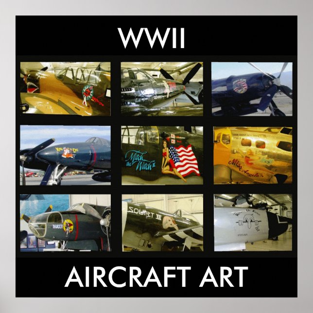 Poster WWII-konst (Framsidan)