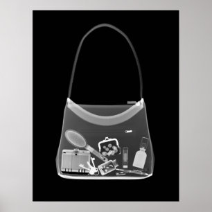 POSTER - X RAY PURSE BLACK GRÅTT