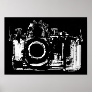 POSTER - X RAY VISION CAMERA - B&W