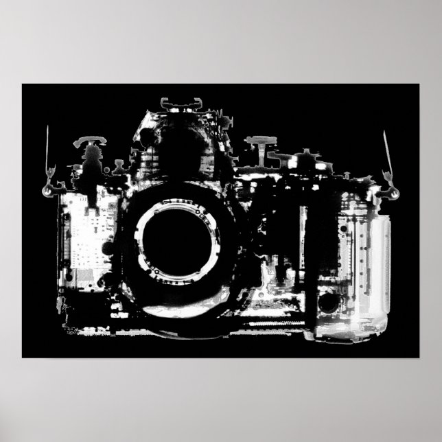 POSTER - X RAY VISION CAMERA - B&W (Framsidan)